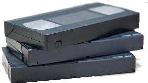 casetes de video vhs